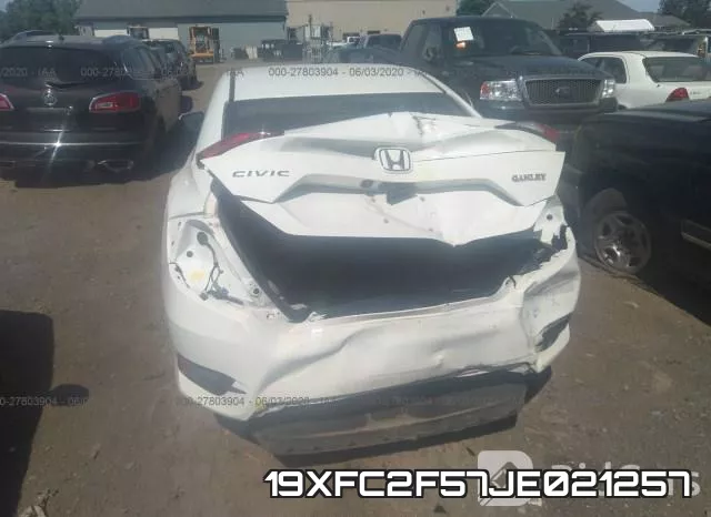 19XFC2F57JE021257 фото 7