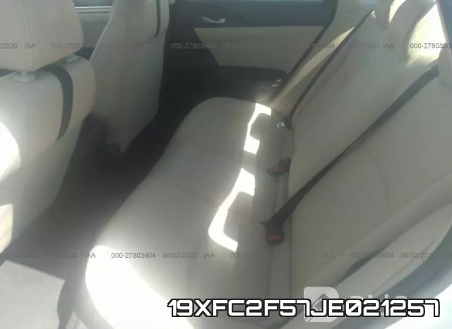 19XFC2F57JE021257 фото 9