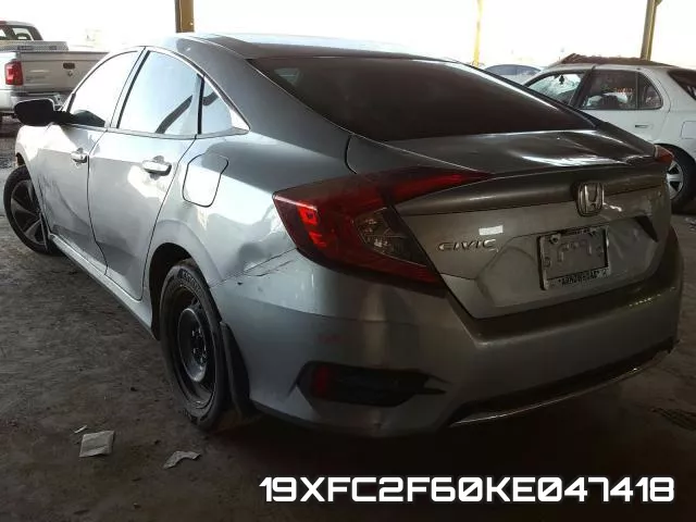 19XFC2F60KE047418 фото 4