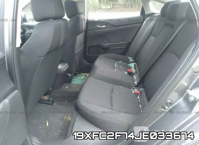 19XFC2F74JE033674 фото 9