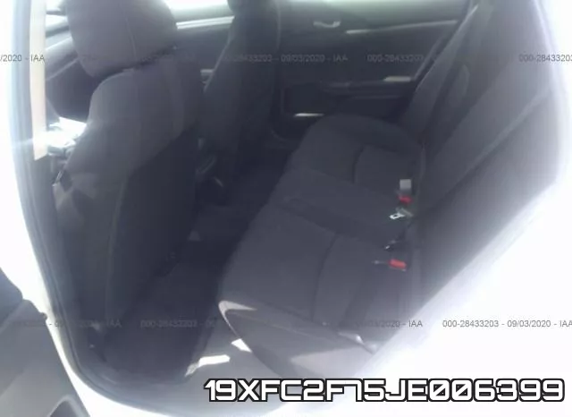 19XFC2F75JE006399 фото 9