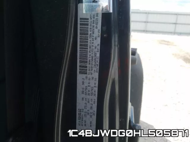 1C4BJWDG0HL505871 фото 2