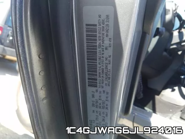 1C4GJWAG6JL924016 фото 2