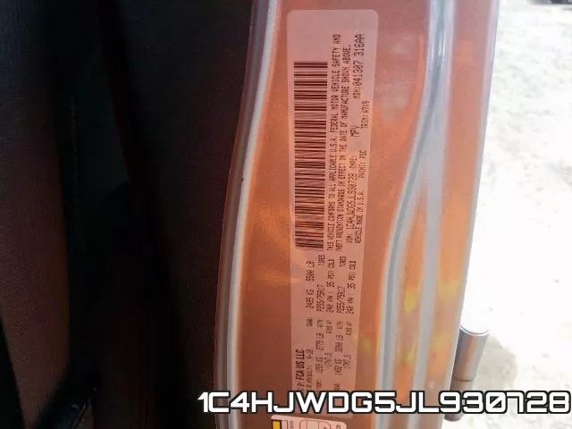 1C4HJWDG5JL930728 фото 2