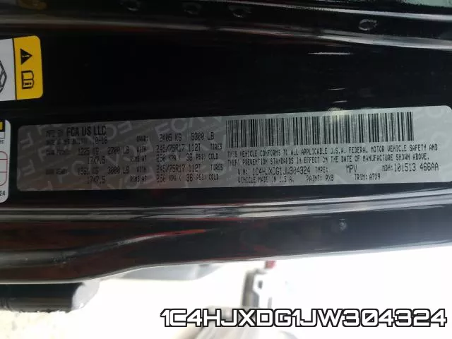 1C4HJXDG1JW304324 фото 2