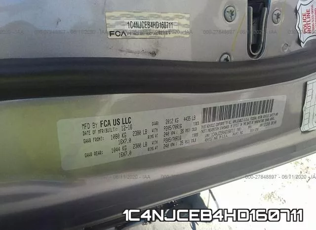 1C4NJCEB4HD160711 фото 10