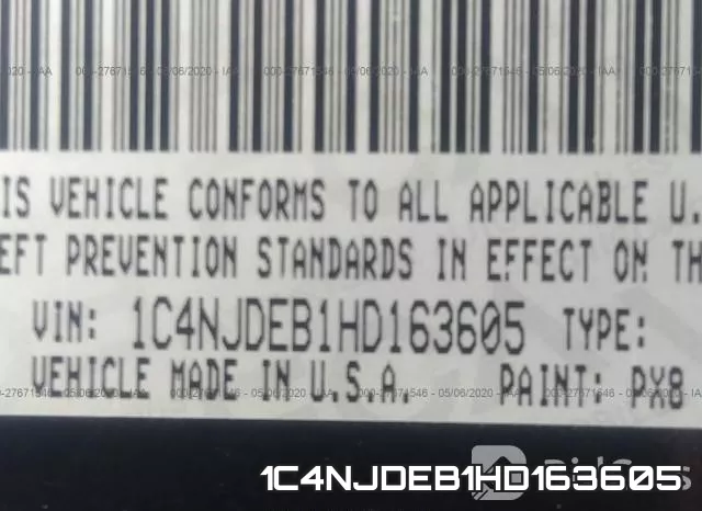 1C4NJDEB1HD163605 фото 10
