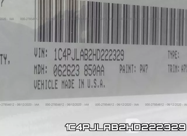 1C4PJLAB2HD222329 фото 10