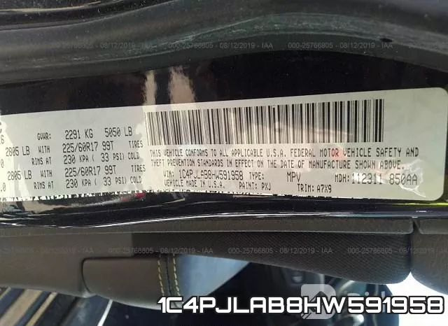 1C4PJLAB8HW591958 фото 10
