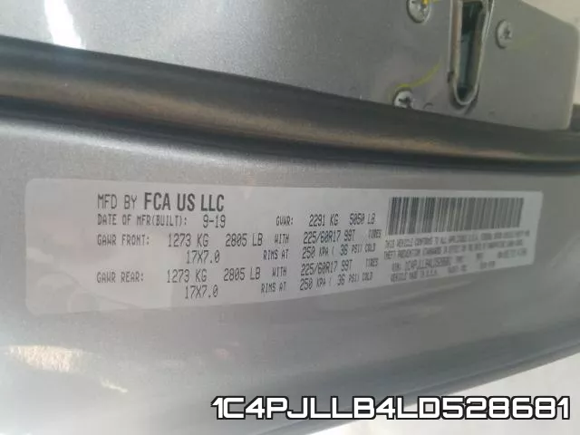1C4PJLLB4LD528681 фото 2