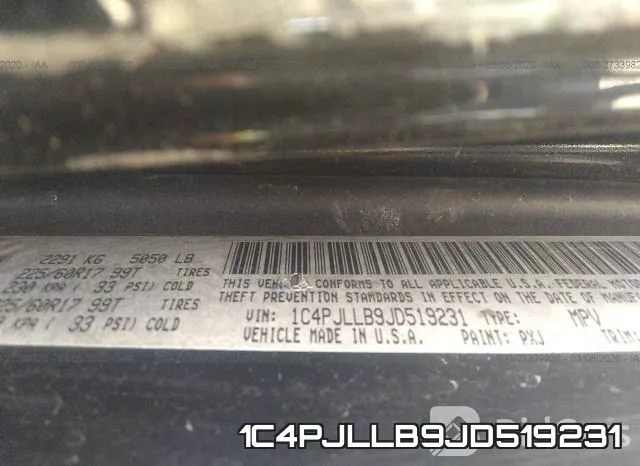 1C4PJLLB9JD519231 фото 10