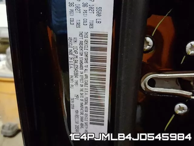 1C4PJMLB4JD545984 фото 2