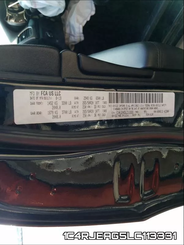 1C4RJEAG5LC113331 фото 2