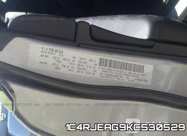 1C4RJEAG9KC530529 фото 10