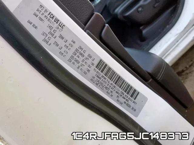 1C4RJFAG5JC148373 фото 2