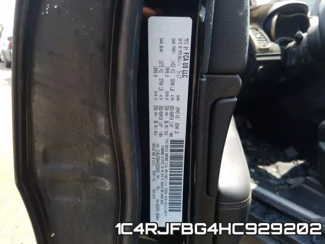 1C4RJFBG4HC929202 фото 2