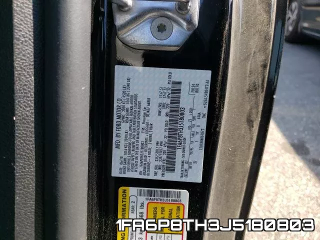 1FA6P8TH3J5180803 фото 2