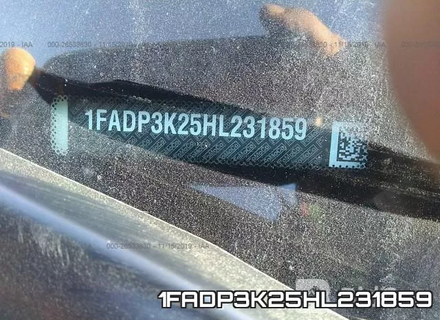1FADP3K25HL231859 фото 10