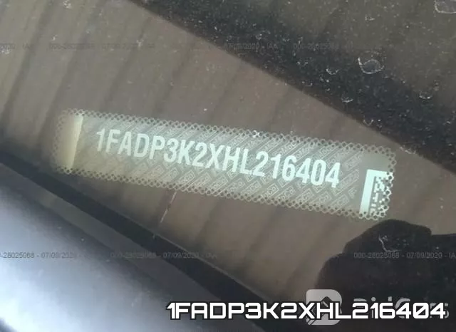 1FADP3K2XHL216404 фото 10