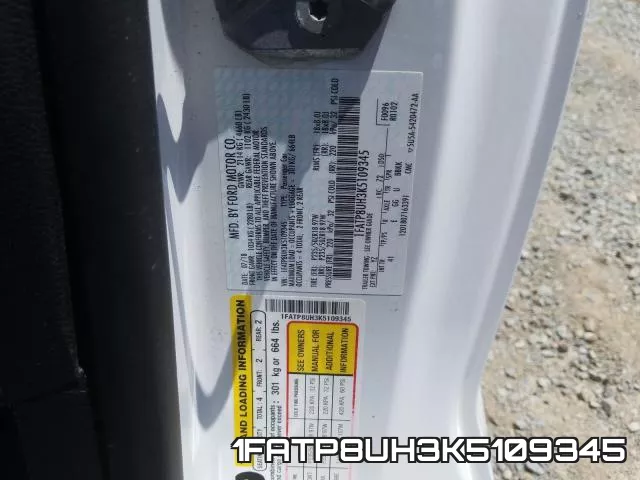 1FATP8UH3K5109345 фото 2