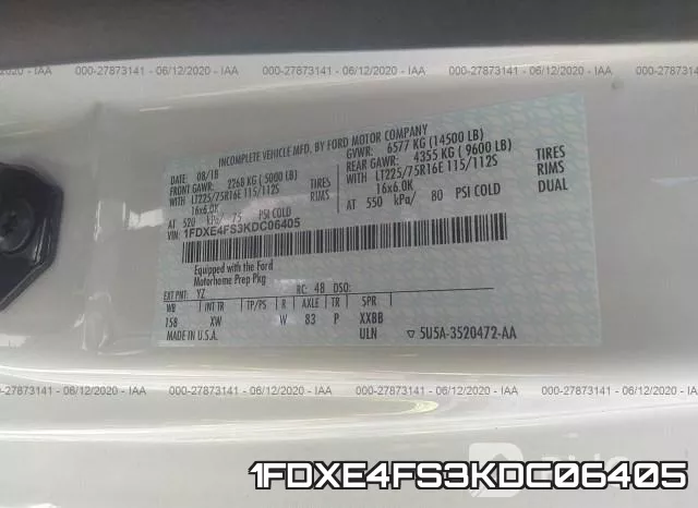 1FDXE4FS3KDC06405 фото 10