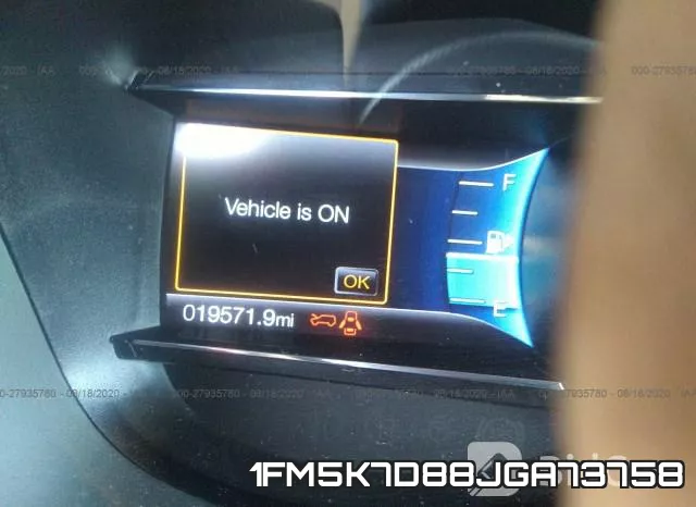 1FM5K7D88JGA73758 фото 8