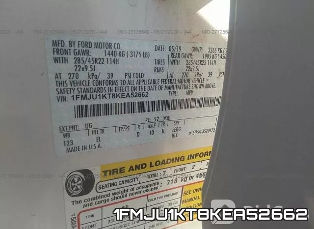 1FMJU1KT8KEA52662 фото 10