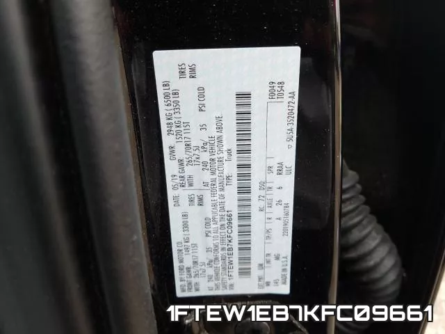 1FTEW1EB7KFC09661 фото 2