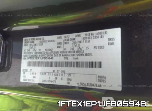 1FTEX1EP1JFB05948 фото 10