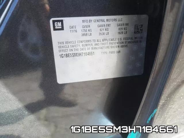 1G1BE5SM3H7184661 фото 2