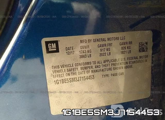 1G1BE5SM3J7154453 фото 10