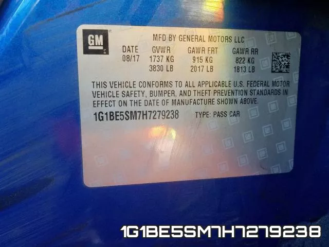 1G1BE5SM7H7279238 фото 2