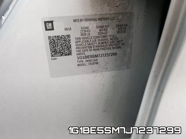 1G1BE5SM7J7237299 фото 2