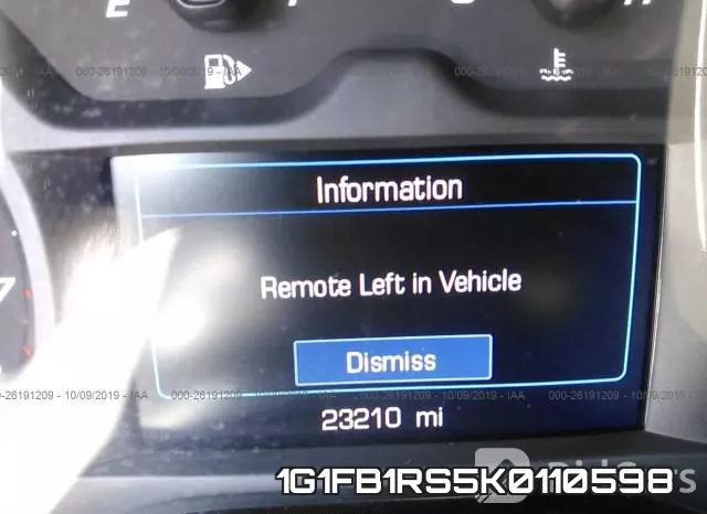 1G1FB1RS5K0110598 фото 8