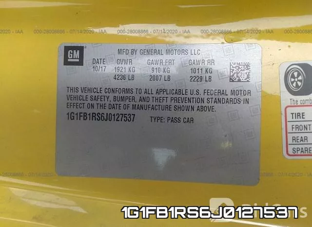 1G1FB1RS6J0127537 фото 10