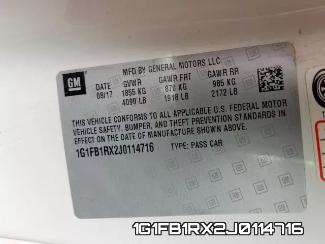 1G1FB1RX2J0114716 фото 2