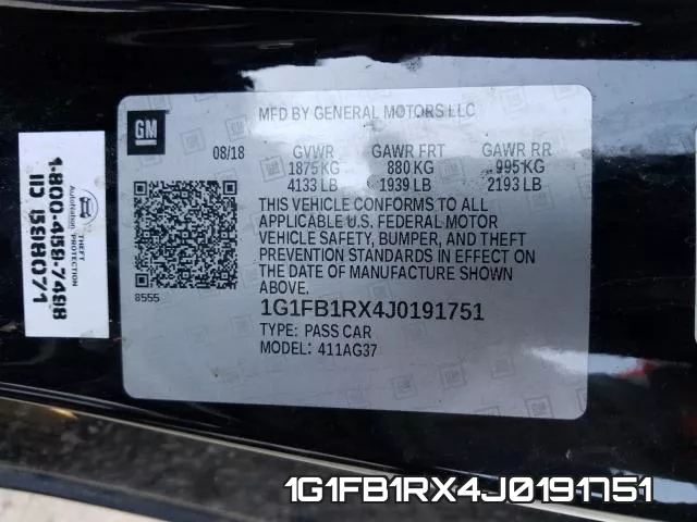 1G1FB1RX4J0191751 фото 2