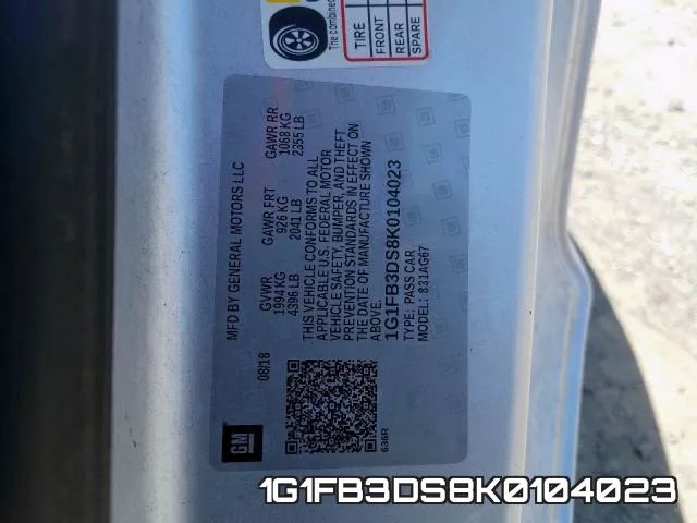 1G1FB3DS8K0104023 фото 2