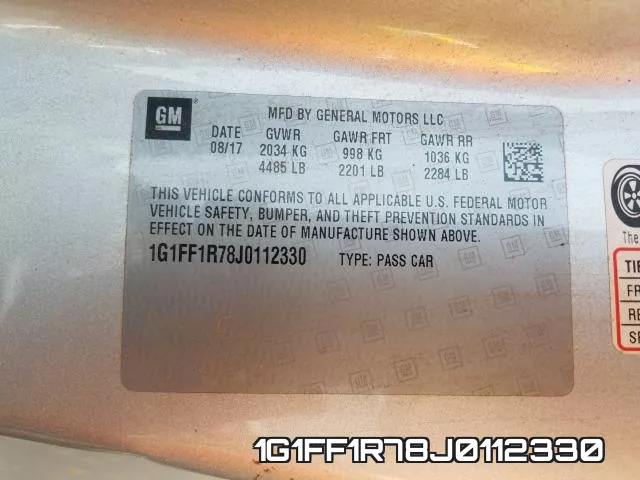 1G1FF1R78J0112330 фото 2