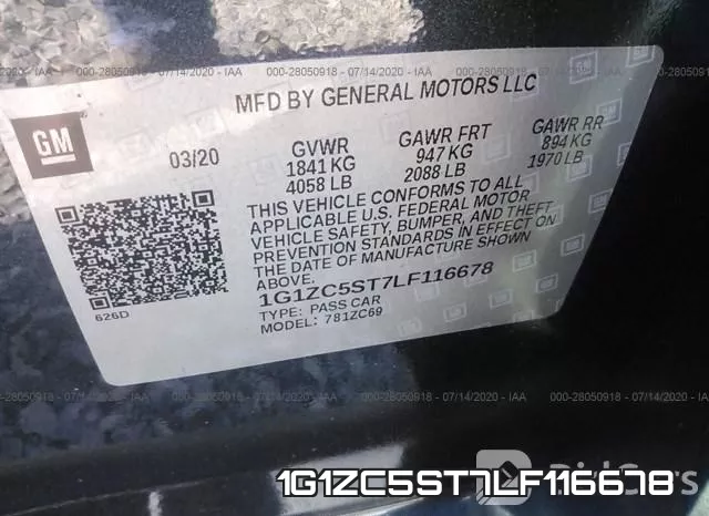 1G1ZC5ST7LF116678 фото 10