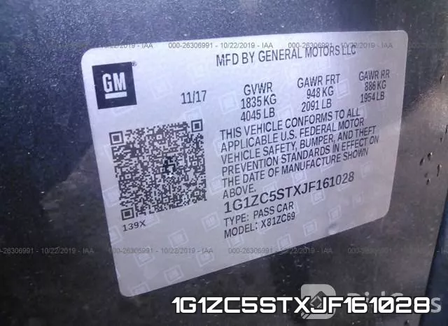 1G1ZC5STXJF161028 фото 10