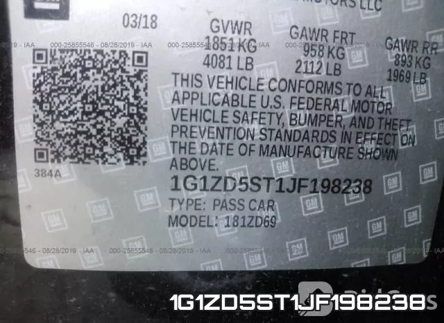 1G1ZD5ST1JF198238 фото 10