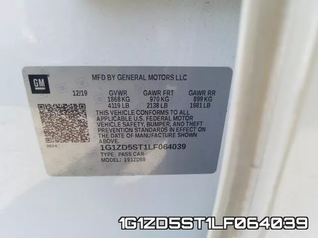 1G1ZD5ST1LF064039 фото 2