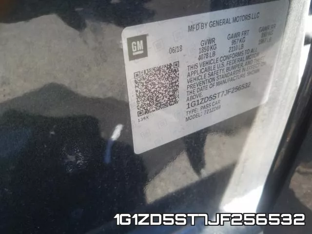 1G1ZD5ST7JF256532 фото 2