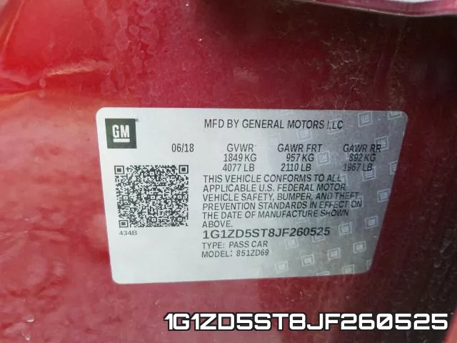 1G1ZD5ST8JF260525 фото 2
