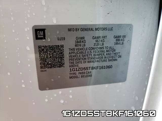 1G1ZD5ST8KF161060 фото 2