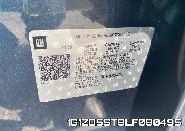 1G1ZD5ST8LF080495 фото 2
