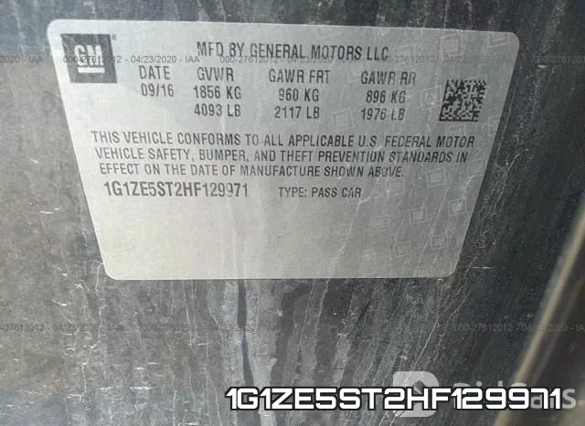 1G1ZE5ST2HF129971 фото 10