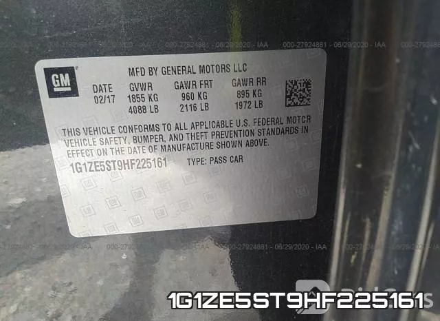 1G1ZE5ST9HF225161 фото 10
