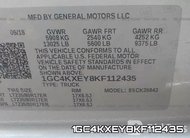 1GC4KXEY8KF112435 фото 10